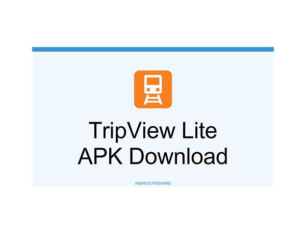 TripView Lite for Android - Download the APK from Habererciyes